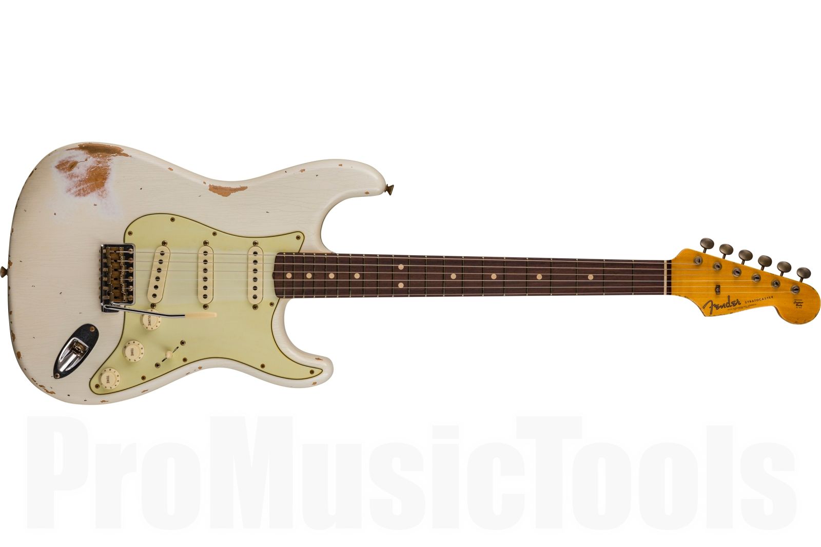 Fender Custom Shop Limited Edition 63 Strat - Heavy Relic - Aged Olympic  White