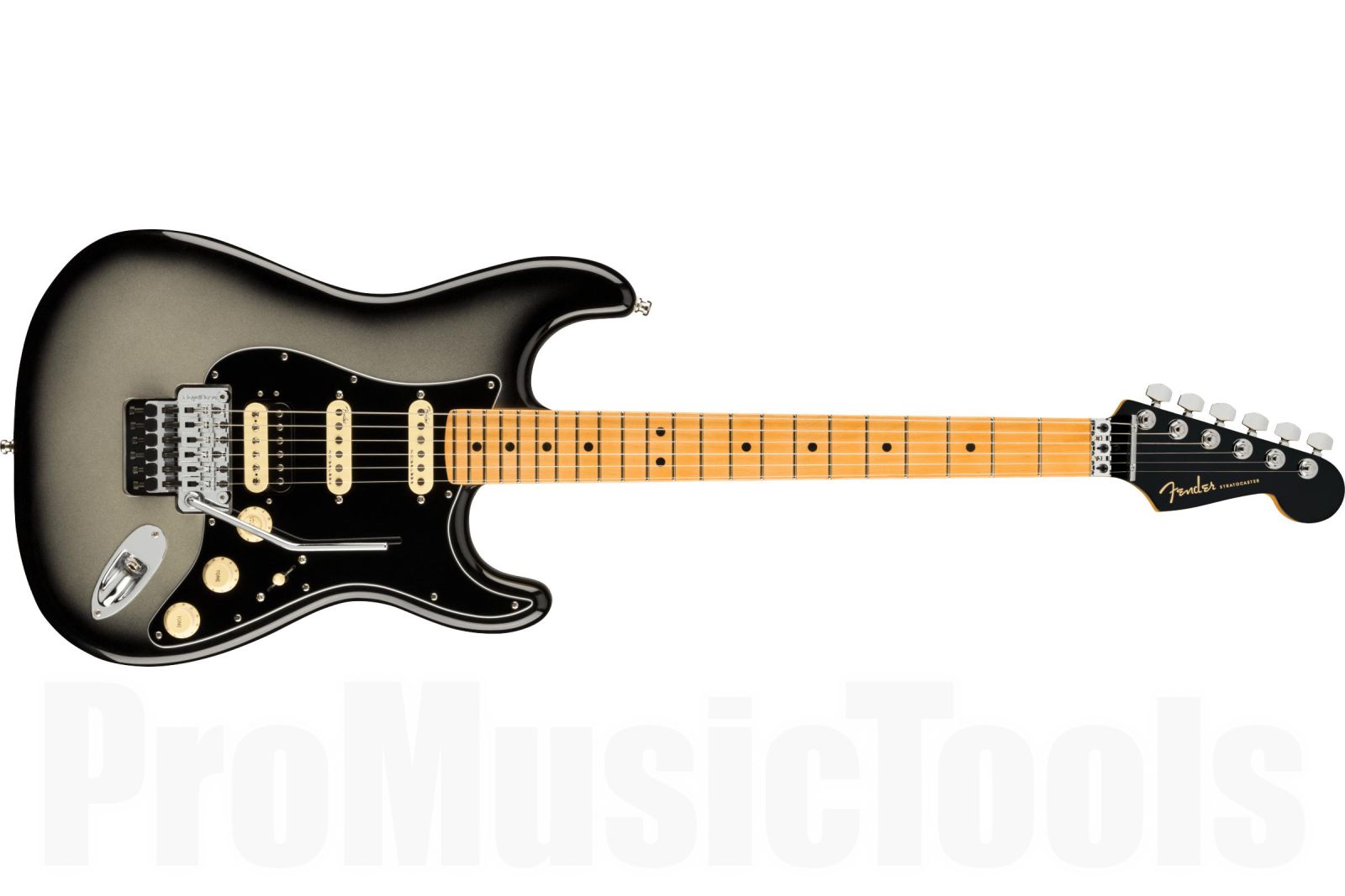 Fender American Ultra Luxe Stratocaster RW HSS FR Mystic Black « Electric  Guitar