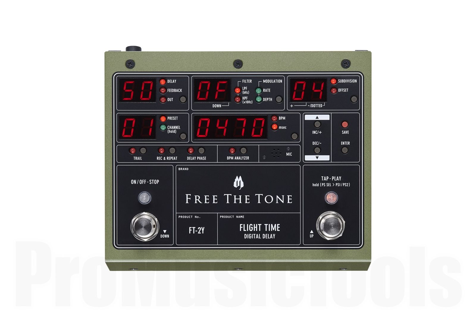 Free The Tone  FLIGHT TIME FT-2Y Delay通電確認済み