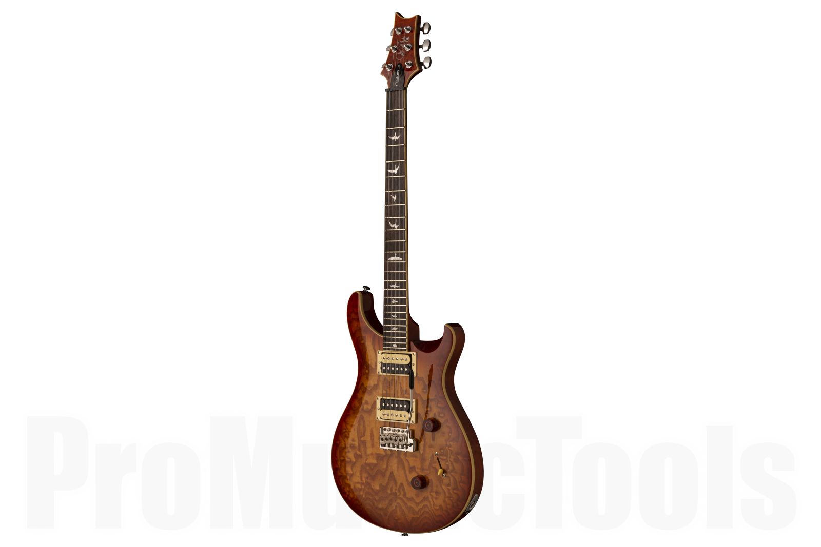 PRS SE Custom 24 Burled Ash VS - Vintage Sunburst | ProMusicTools