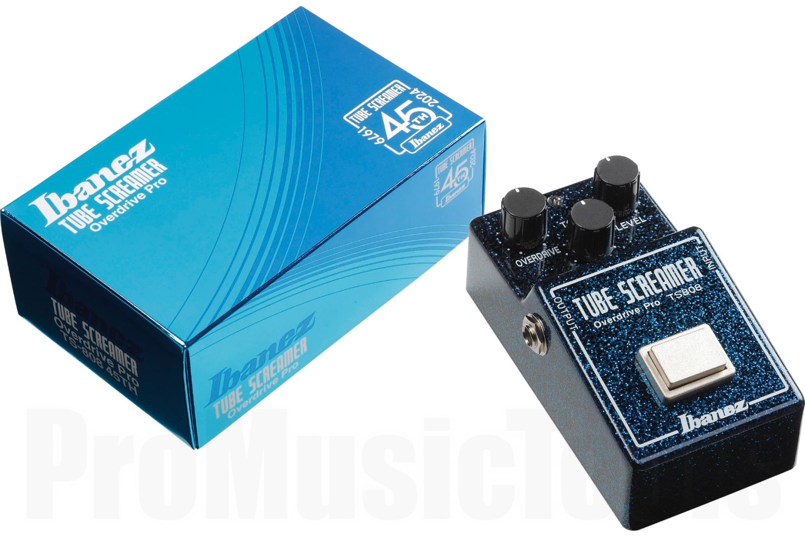 Ibanez TS808 45TH Tube Screamer - 45th Anniversary - Limited Edition -  Sapphire Blue Sparkle