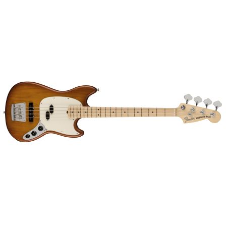 Fender American Performer Mustang Bass MN HBY SAT - Honey Burst