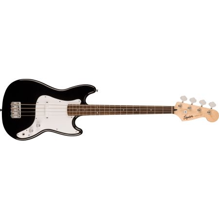 Fender Squier Sonic Bronco Bass LRL - White Pickguard - Black