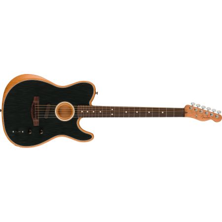 Fender Acoustasonic Player Telecaster - RW - Brushed Black