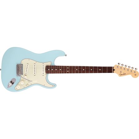 Fender Made in Japan Junior Collection Strat - RW - Satin Daphne Blue