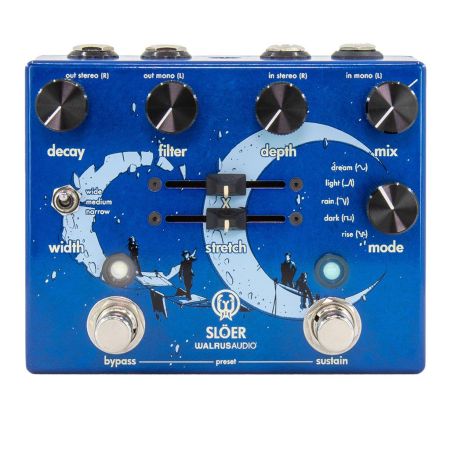 Walrus Audio SLÖER - Stereo Ambient Reverb - Blue