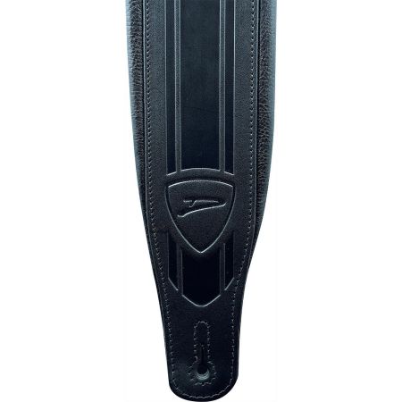 Dingwall Racing Stripe Strap - Leather - Black