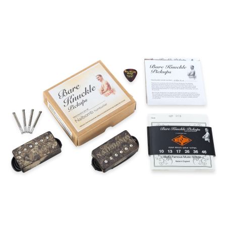 Bare Knuckle Pickups Nailbomb Calibrated Covered Set - Distressed