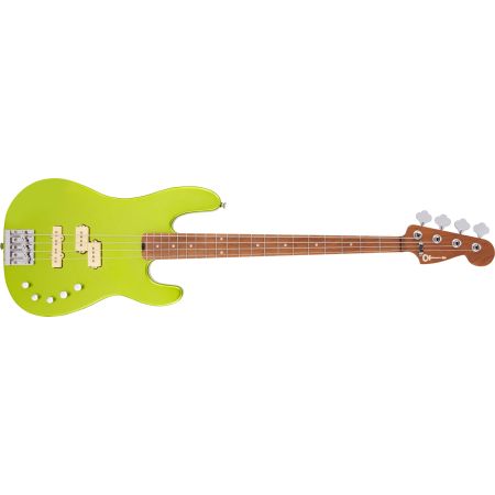 Charvel Pro-Mod San Dimas Bass PJ IV CM - Lime Green Metallic