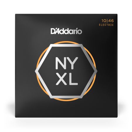 D'Addario NYXL1046 Nickel Wound Electric Guitar Strings, Regular Light, 10-46