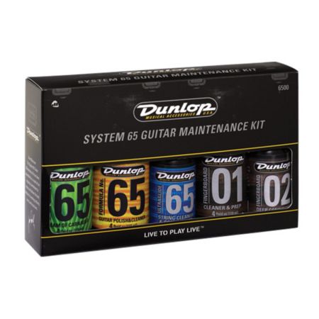 Dunlop 6500 Formula 65 - Complete Guitar Care Set, incl. 654, 6574, 6582, 6524 and 6532 + polishing cloth