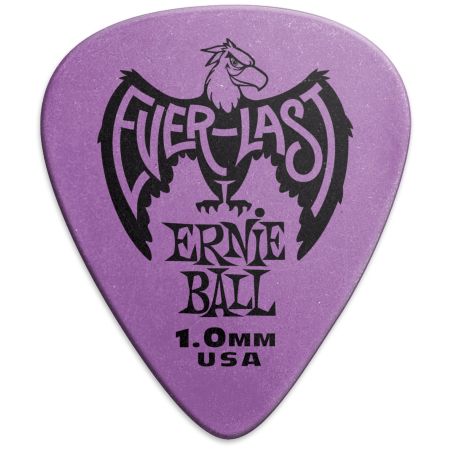 Ernie Ball 9193 Everlast Guitar Pick 1.00 mm - Violet - 12 Pack