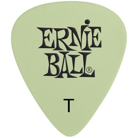 Ernie Ball 9224 Glow In The Dark Guitar Pick Thin - 12 Pack