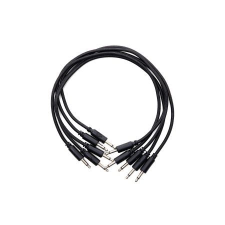 Erica Synths Braided Eurorack Patch Cables 30 cm (5 pcs) - black