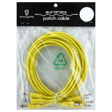Erica Synths Eurorack patch cables 90cm, 5 pcs yellow