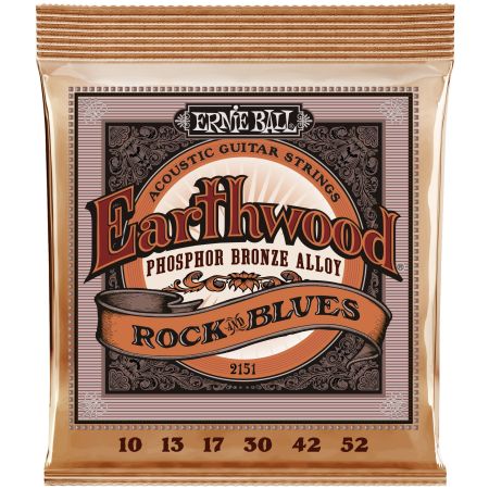 Ernie Ball 2151 Earthwood Phosphor Bronze Rock & Blues .010 - .052