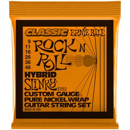 Ernie Ball 2252 Rock'N'Roll Hybrid Slinky .009 - .046