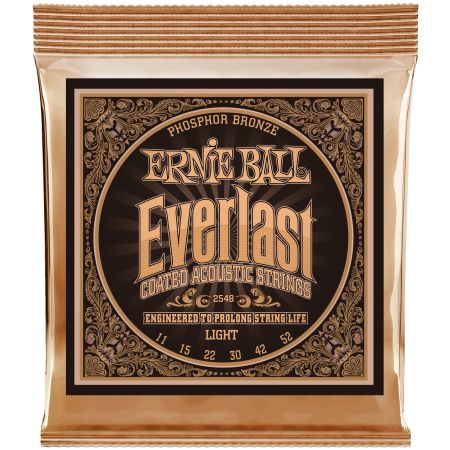 Ernie Ball 2548 Everlast Phosphor Bronze Light .011 - .052