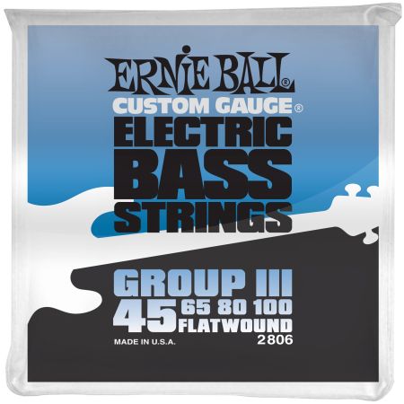 Ernie Ball 2806 Flatwound Bass Group III .045 - .100