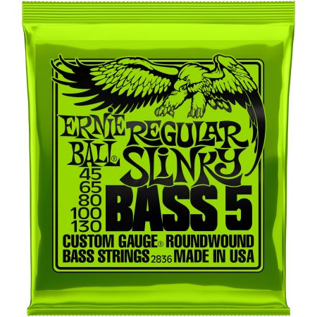 Ernie Ball 2836 Regular Slinky 5-String Bass .045 - .130