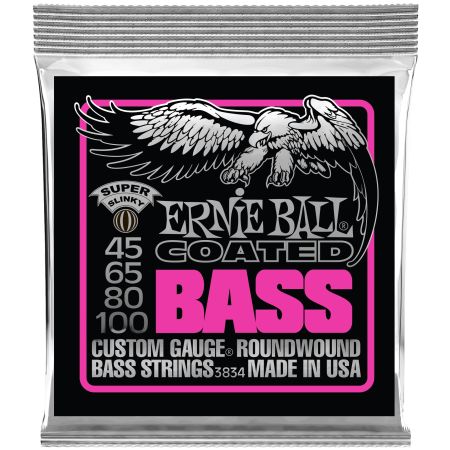 Ernie Ball 3834 Coated Super Slinky Bass .045 - .100