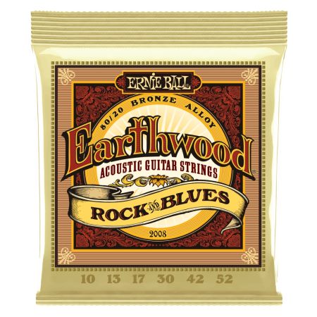 Ernie Ball 2008 Earthwood Bronze Rock & Blues .010 - .052