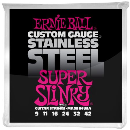 Ernie Ball 2248 Stainless Steel Super Slinky .009 - .042