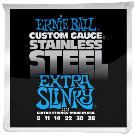 Ernie Ball 2249 Stainless Steel Extra Slinky .008 - .038