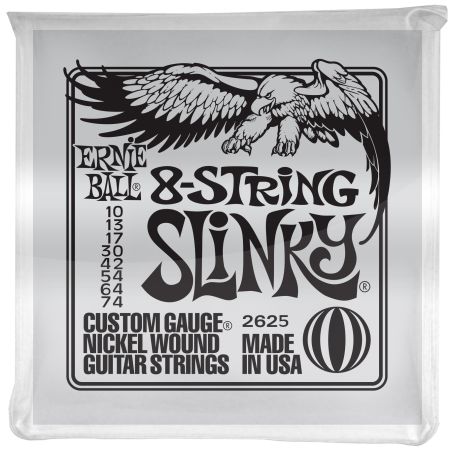Ernie Ball 2625 8-String Slinky .010 - .074