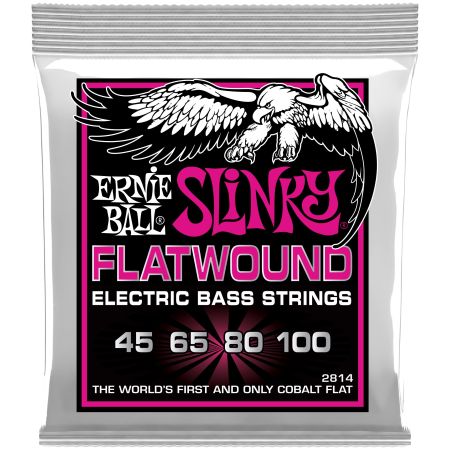 Ernie Ball 2814 Cobalt Flatwound Super Slinky Bass .045 - .100