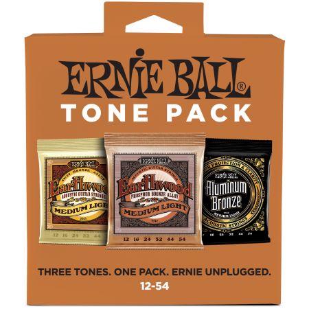 Ernie Ball 3313 3x Acoustic / Phosphor Bronze / Aluminium .012 - .054 - Tone Pack