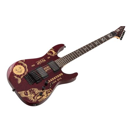 ESP Ltd KH Ouija Red Sparkle - Kirk Hammett Signature - Limited Edition