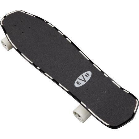 EVH Black with White Stripes Skateboard