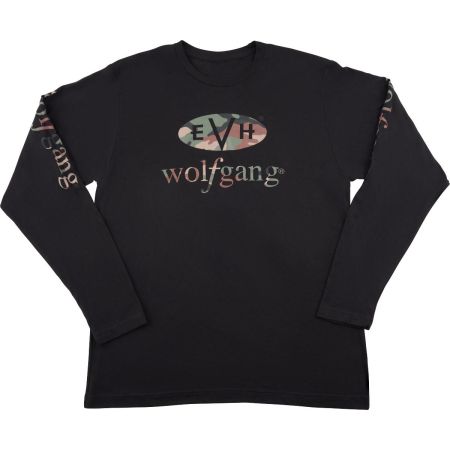EVH Wolfgang Camo Long Sleeve T-Shirt - Black - L