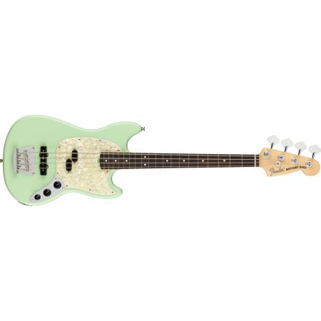 Fender American Performer Mustang Bass MN Satin Surf Green