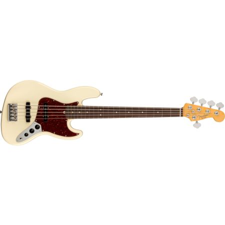 Fender American Professional II Jazz Bass V MN - Olympic White