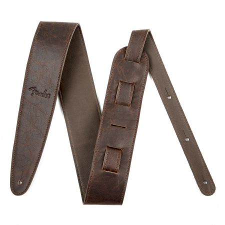 Fender Artisan Crafted Leather Strap - 2.5" Brown