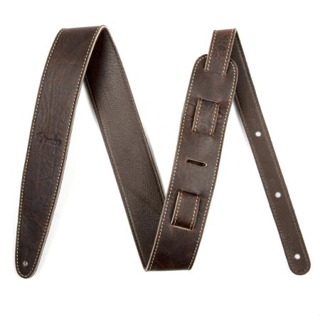Fender Artisan Crafted Leather Strap - 2" Brown