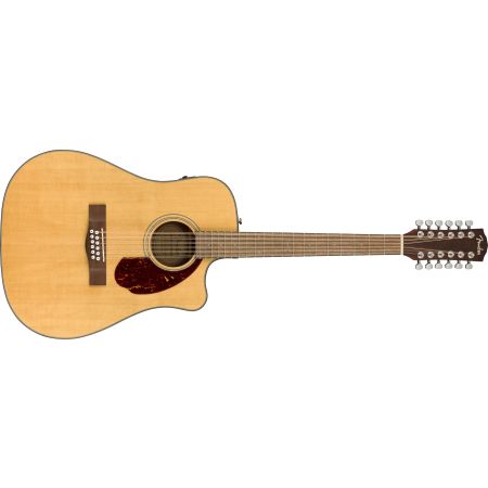 Fender CD-140SCE 12-String - Walnut Fingerboard - Natural w/Case