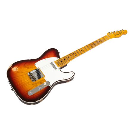 Fender Custom Shop 59 Tele Custom Relic MN - Wide-Fade Chocolate 3-Color Sunburst
