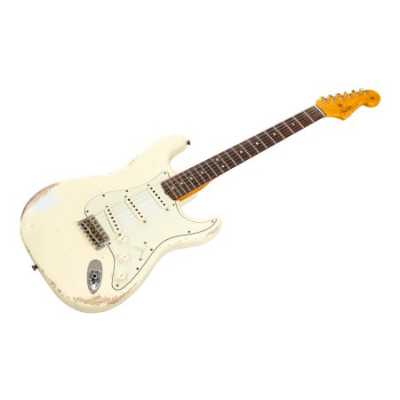 Fender Custom Shop '63 Stratocaster RW - Vintage White Heavy Relic