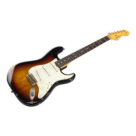 Fender Custom Shop '63 Stratocaster Relic RW - 3-Tone Sunburst - Korina Body R116591