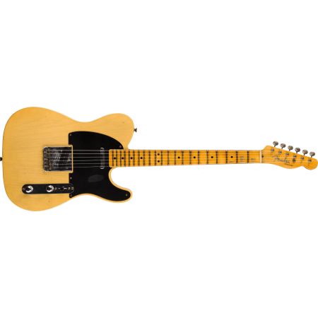 Fender Custom Shop 52 Telecaster Journeyman Relic - Maple Neck - Aged Nocaster Blonde