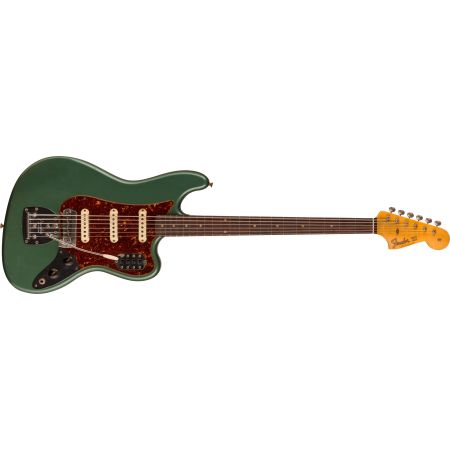Fender Custom Shop Bass VI Journeyman Relic RW - Aged Sherwood Green Metallic