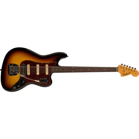 Fender Custom Shop Limited Edition Bass VI - Journeyman Relic - 3-Color Sunburst