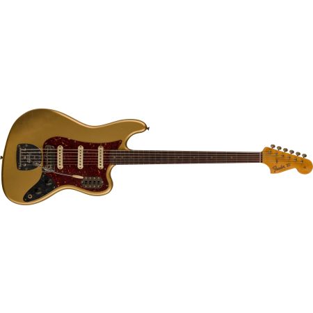 Fender Custom Shop Limited Edition Bass VI - Journeyman Relic - Aged Aztec Gold