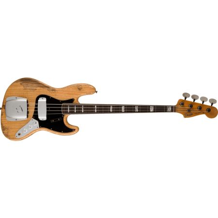 Fender Custom Shop Limited Edition Custom Jazz Bass Heavy Relic - Round-Lam RW - Aged Natural