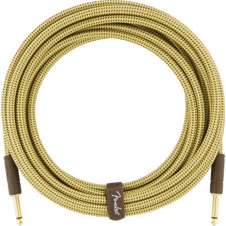 Fender Deluxe Series Instrument Cable - Straight/Straight - 18.6' - Tweed