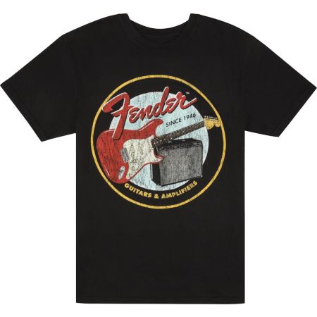 Fender 1946 Guitars & Amplifiers T-Shirt - Vintage Black - L
