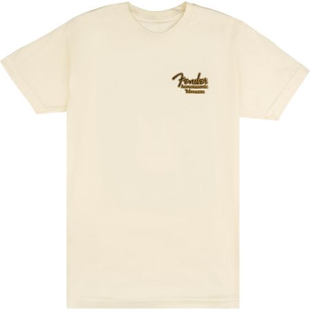 Fender Acoustasonic Tele T-Shirt - Cream - XXXL